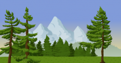 Pine Mountain Tree Clip art - Nature Scene Cliparts png ...