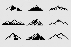 Mountain Cartoon clipart - Mountain, Shape, White ...