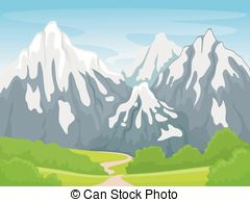 Snow mountain clipart » Clipart Station