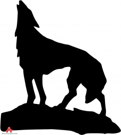 Wolf howling on mountain free clipart design download ...