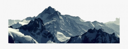 Clipart Mountains Banner - Mountain Range Transparent ...