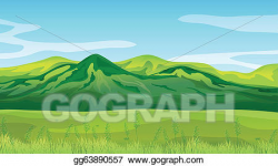 Vector Clipart - High mountains. Vector Illustration ...