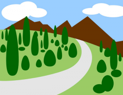 Mountain road free clip art - Cliparting.com