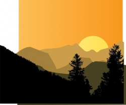 Free Mountain Sunsets Clipart and Vector Graphics - Clipart.me