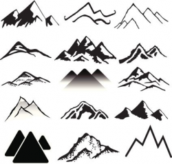 A variety of mountains landscapes. | Tattoo | Mountain ...