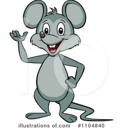 Mouse Clipart #1104840 - Illustration by Cartoon Solutions