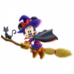 Minnie Mouse Halloween Disney Clipart Images Are On A Transparent ...
