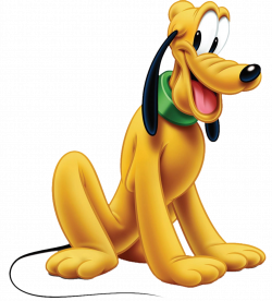 Pluto mickey mouse head clipart
