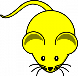 Yellow Mouse Graphic Clip Art at Clker.com - vector clip art online ...