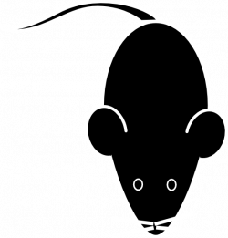 Lab Mouse Template Black Clip Art at Clker.com - vector clip art ...
