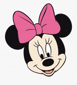 Mickey Head Outline Png - Pink Minnie Mouse Face #1324795 ...
