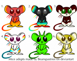 Cheap MLP pet mouse adoptables! by Little-rolling-bean on DeviantArt