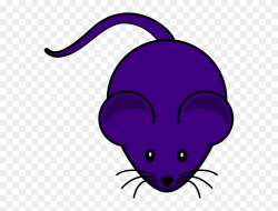Purple Simple Mouse Art Clip Art At Clker Com - Black Mice ...