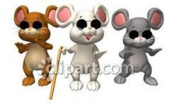 Three blind mice Clip Art Free | Three Blind Mice Sharing ...