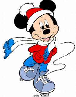 Mickey Mouse Winter Clipart - Clip Art Library