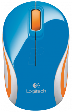 LOGITECH M187 BL: Wireless mouse — blue at reichelt elektronik