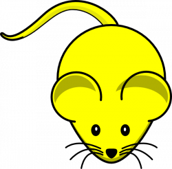 Yellow Mouse Yellow Tail Clip Art at Clker.com - vector clip art ...