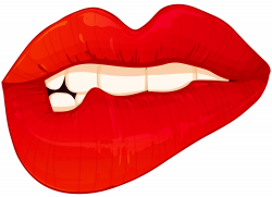 Biting Lips PNG Clip Art - Best WEB Clipart