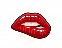Lip Biting Mouth Clip art - Bite lips material free to pull 1168*920 ...