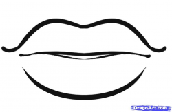 How to Draw Lips for Kids, Step by Step, People For Kids ...