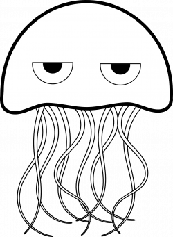 clipartist.net » Clip Art » Jellyfish Coloring Book clipartist.net SVG