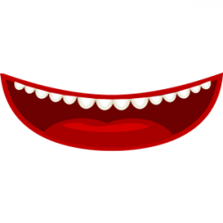 Mouth in a Cartoon Style clipart, cliparts of Mouth in a ...