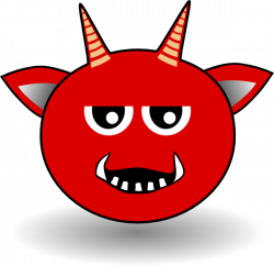 Red Devil Head Cartoon Clip Art at Clker.com - vector clip art ...