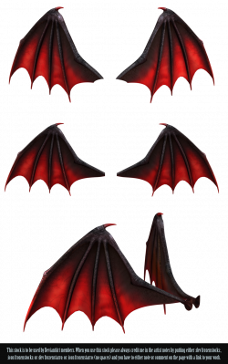 Devil clipart wing - Pencil and in color devil clipart wing