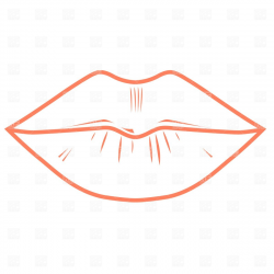 Sprinkles on the lips and tongue out Vector Image – Vector ...
