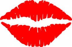 Kissing Lips clip art - vector clip art online, royalty free ...