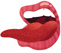 Tongue Mouth Illustration - Cartoon,Tongue,illustration png ...