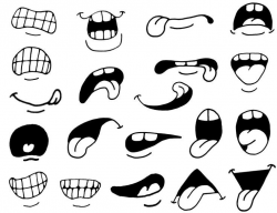 Cartoon Eyes And Mouth Clipart #1 | Images in 2019 | Cartoon ...