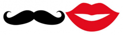 Mustache and lips clipart 2 - Cliparting.com