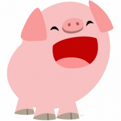 Cute Cartoon Pig - Clipart library - Clip Art Library