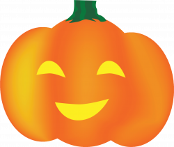 Clipart - Smiley Pumpkin
