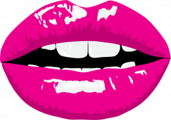 28+ Collection of Lips Clipart Pink | High quality, free cliparts ...