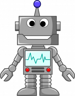 Clipart - Open-Mouthed Robot