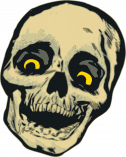 Clipart - Cackling Skull