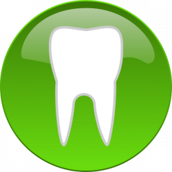 Dental Tooth Button Clip Art at Clker.com - vector clip art online ...