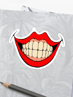 Toothy Grin | Sticker