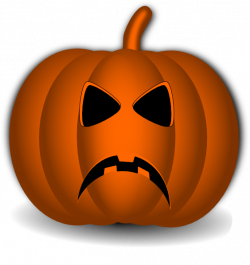 Sad Pumpkin Clip Art at Clker.com - vector clip art online, royalty ...