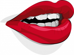 Big Red Lips#4305413 - Shop of Clipart Library