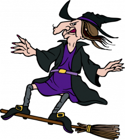 28+ Collection of Free Clipart Witch On Broomstick | High quality ...