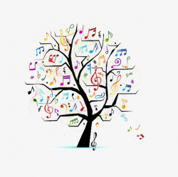 Free To Pull Creative Music Tree Image, Music Clipart, Tree ...