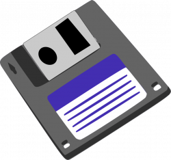 Public Domain Clip Art Image | Illustration of a floppy disk | ID ...