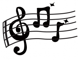 Music notes black and white clipart music note logo more ...
