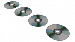 Music Themed Video Clipart with CDs Lined Up - Free Video Footage