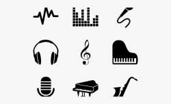 Music Notes Clipart Musical Show - Record Label #828795 ...