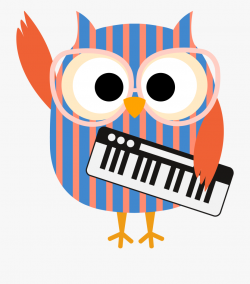 Music Clipart Owls - Owl Playing A Piano #273916 - Free ...