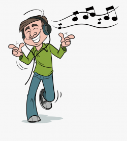 Clipart Listening - Listening To Music Clipart Transparent ...